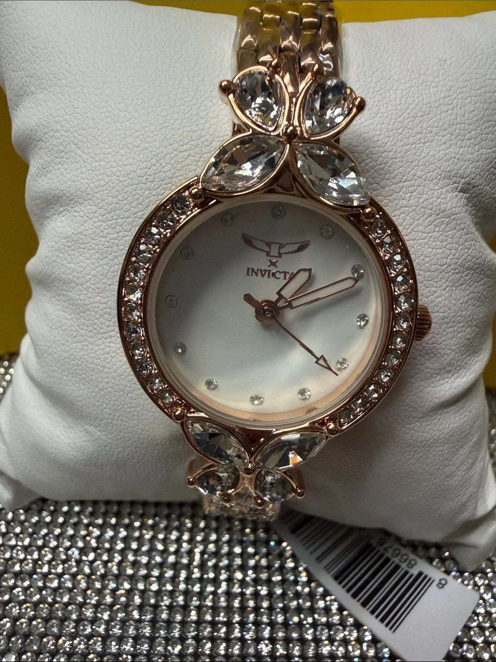 Invicta Rose Gold Crystal Accent Women's Bracelet Watch. 🆕